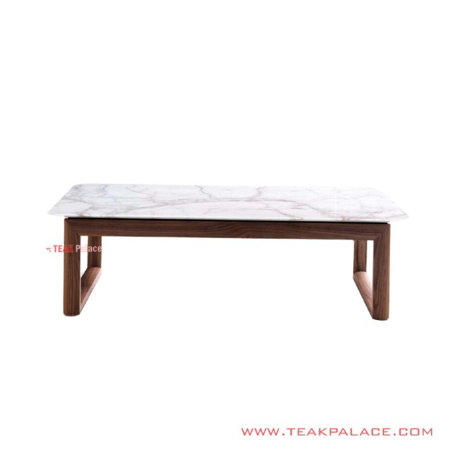 Meja Tamu Jati Salak Brown Daun Marmer Seri Olina Meja Tamu Jati Salak Brown Daun Marmer Seri Olina