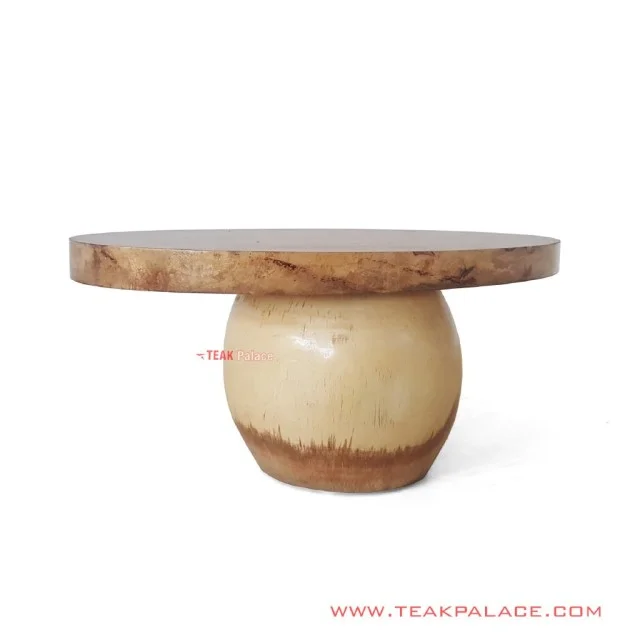 Meja Tamu Unik Peony Bundar Minimalis