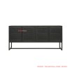 Buffet 4 Pintu Rheana Black Minimalis