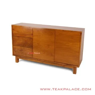 Credenza Minimalis Jati Vintage Seri Kenzo
