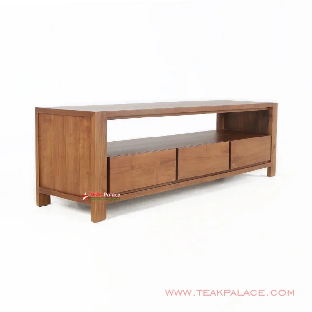 Meja TV Minimalis Kayu Jati Terbaik Seri Medan Meja TV Minimalis Kayu Jati Terbaik Seri Medan
