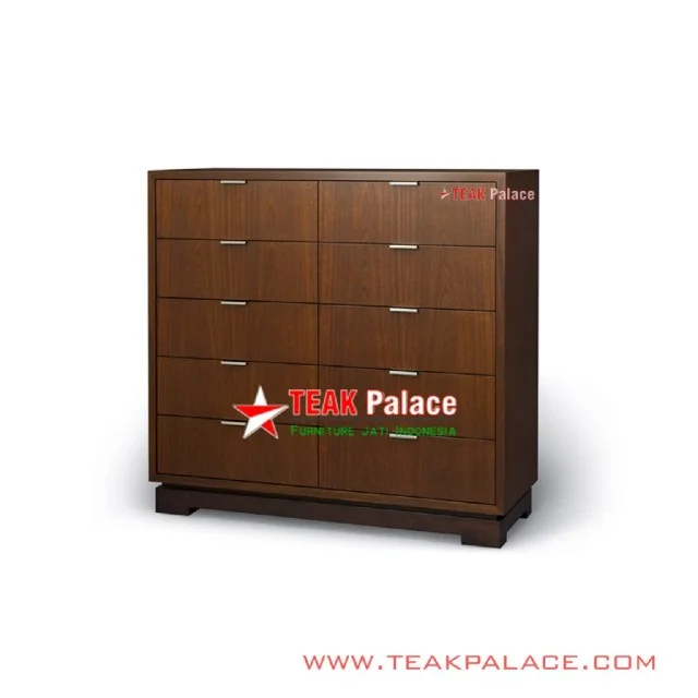 Lemari Laci Minimalis 10 Laci Kayu Jati Seri Altama Lemari Laci Minimalis 10 Laci Kayu Jati Seri Altama