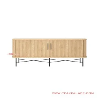 Sideboard Jati Minimalis Natural Ivina 200 cm Sideboard Jati Minimalis Natural Ivina 200 cm
