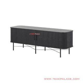 Sideboard Jati Minimalis Hitam Ivina 200 Cm Sideboard Jati Minimalis Hitam Ivina 200 Cm