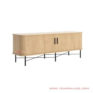 Sideboard Jati Minimalis Natural Ivina 200 cm