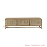 Buffet Anyaman Minimalis Natural Seri Rheana