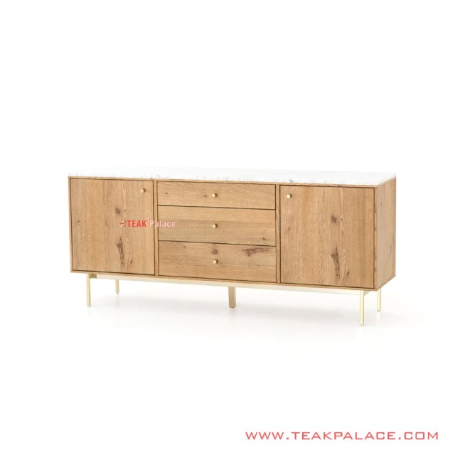 Buffet TV Belgia Minimalis Natural With Marmer Kaki Besi Buffet TV Belgia Minimalis Natural With Marmer Kaki Besi