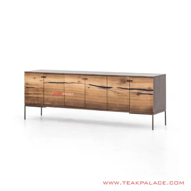 Buffet Meja TV 6 Pintu Kaki Besi Minimalis Seri Colvin Buffet Meja TV 6 Pintu Kaki Besi Minimalis Seri Colvin