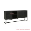 Buffet 4 Pintu Rheana Black Minimalis