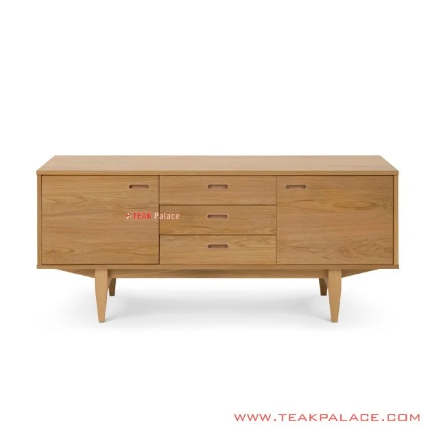 Buffet Himeka 2 Pintu 3 Laci Jati Natural Buffet Himeka 2 Pintu 3 Laci Jati Natural