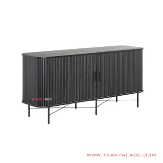 Buffet Jati Minimalis Hitam Ivina