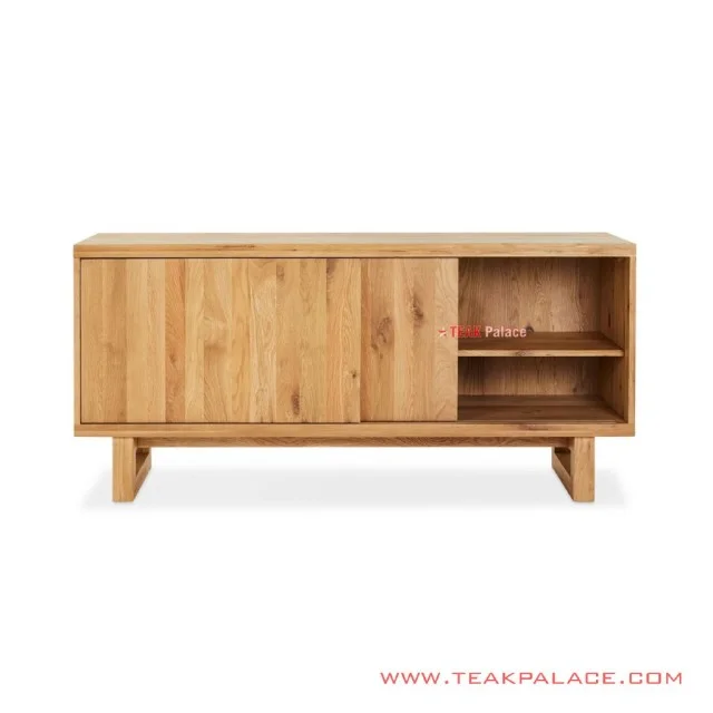 Buffet TV Kayu Jati Natural Alisha Series