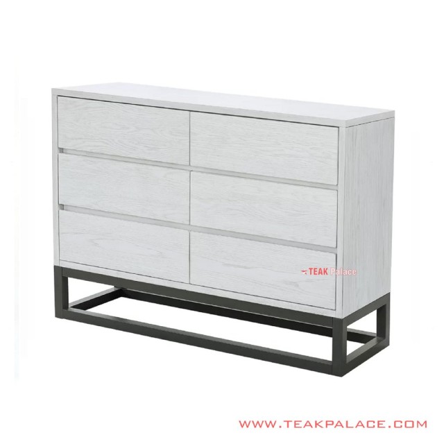 Buffet Laci Wales Teak Wood Duco Minimalis