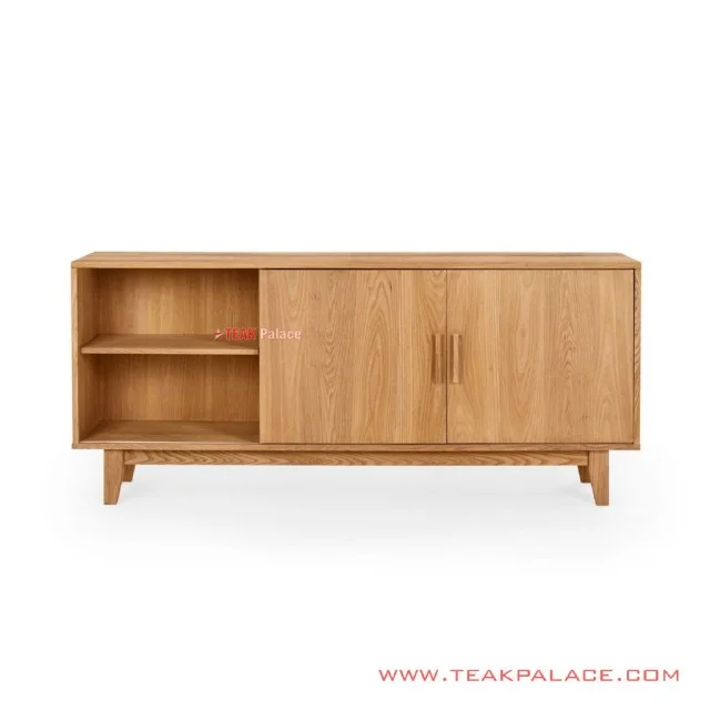 Buffet TV Rosalind Kayu Jati Natural Minimalis Buffet TV Rosalind Kayu Jati Natural Minimalis