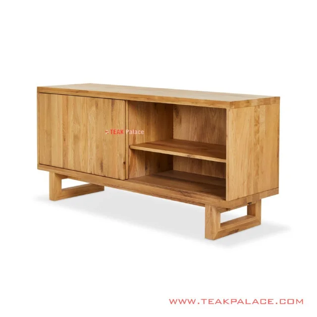 Buffet TV Kayu Jati Natural Alisha Series