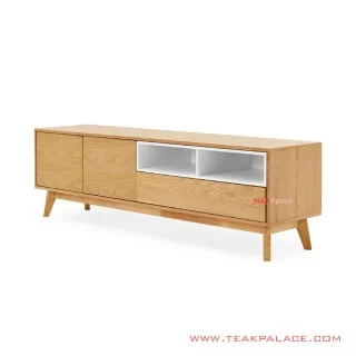 Buffet Jati Natual Putih Duco Seri Zemira