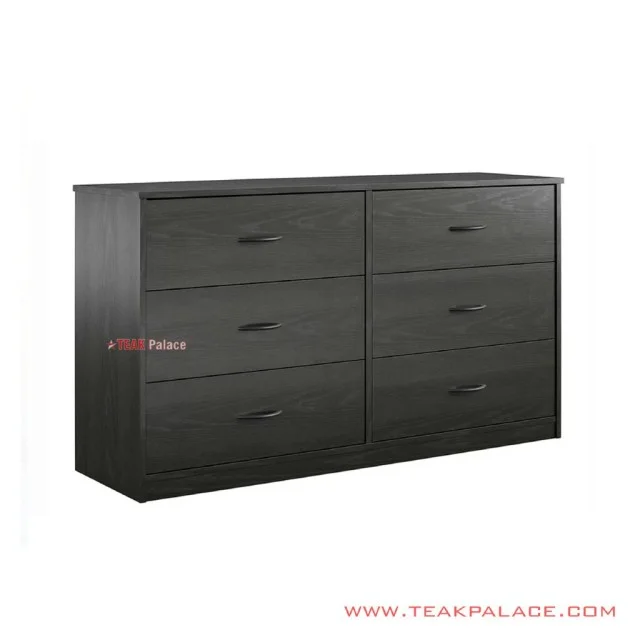 Buffet Laci Hitam Osenia Minimalis Teak