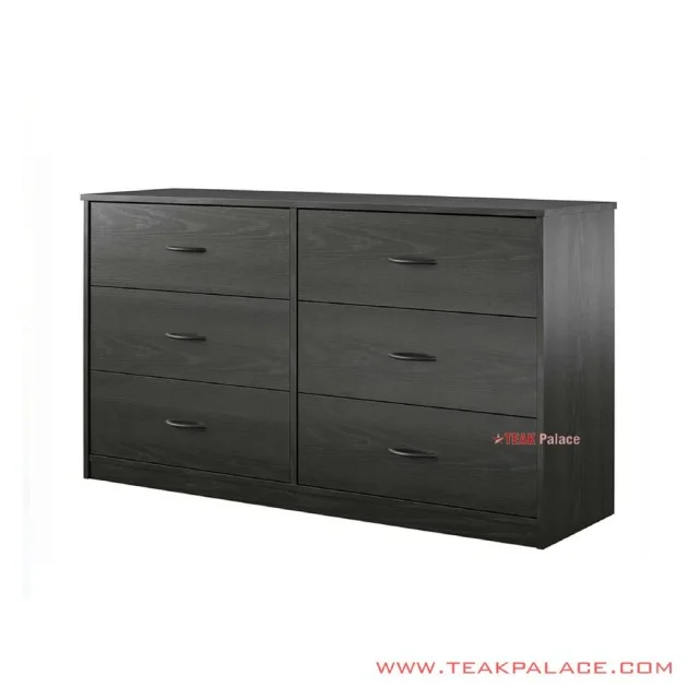 Buffet Laci Hitam Osenia Minimalis Teak
