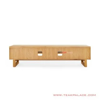 Meja TV Alesha Golden Teak Minimalis Meja TV Alesha Golden Teak Minimalis