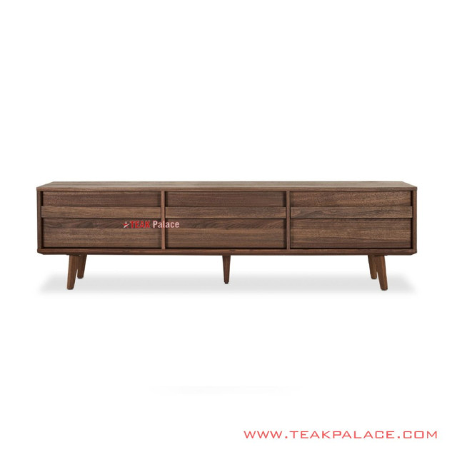 Meja Jati TV Minimalis Pyeha Salak Brown