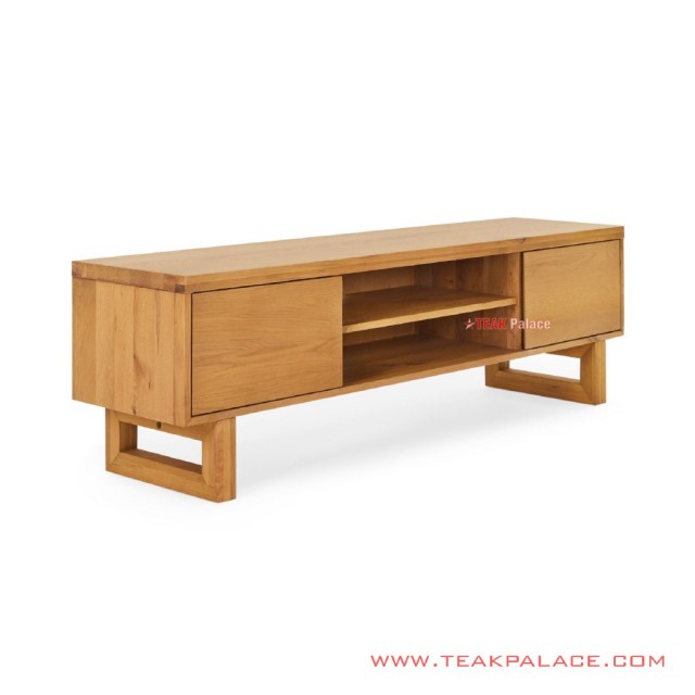 Meja TV Minimalis Alisha Golden Teak
