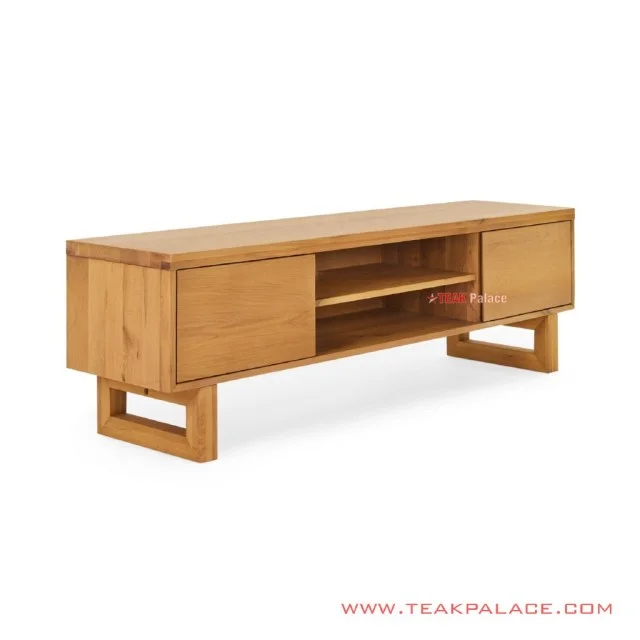 Meja TV Minimalis Alisha Golden Teak