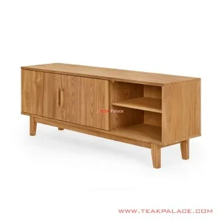 Rosalind Meja TV Minimalis Kayu Jati