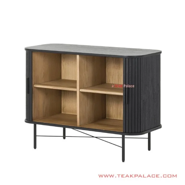 Sideboard Minimalis Jati Hitam Ivina