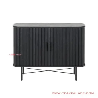 Sideboard Minimalis Jati Hitam Ivina