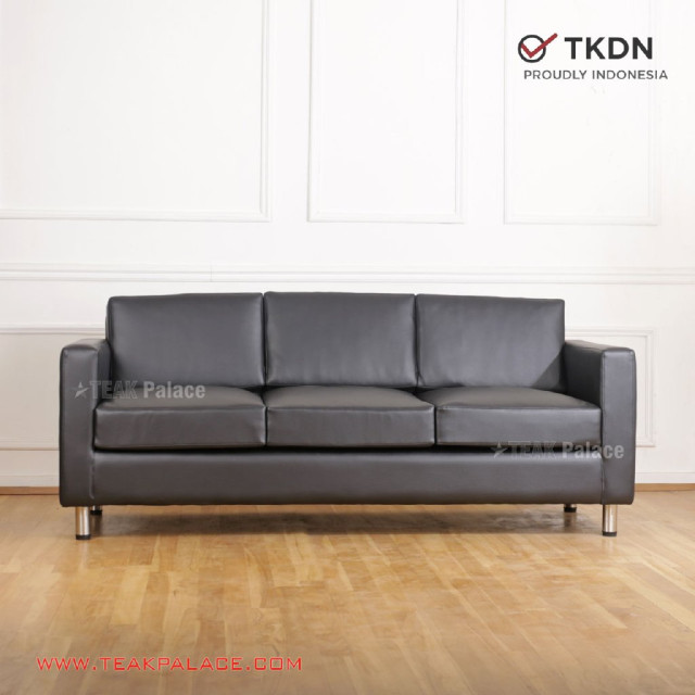 Sofa Milan 3 Dudukan Oscar Hitam TKDN Sofa Milan 3 Dudukan Oscar Hitam TKDN