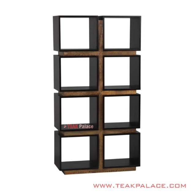 Rak Pajangan Minimalis Kayu Jati Seri Bekasi