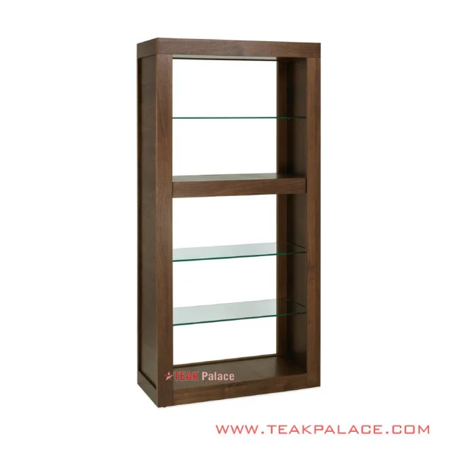Rak Buku Pajangan Kayu Jati Perhutani Seri Malang