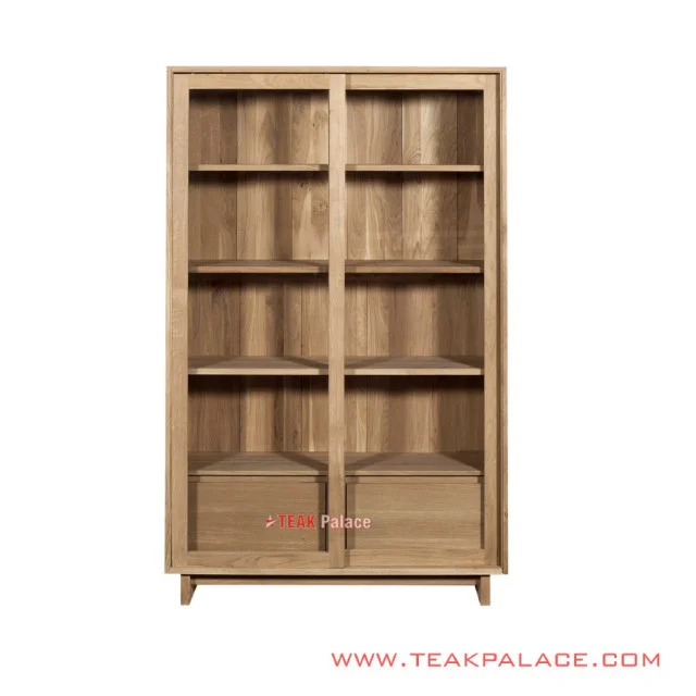 Lemari Rak Pajangan Hiasan Kayu Jati Seri Cirebon