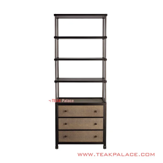 Rak Pajangan Kayu jati minimalis 3 Laci Seri Surabaya 