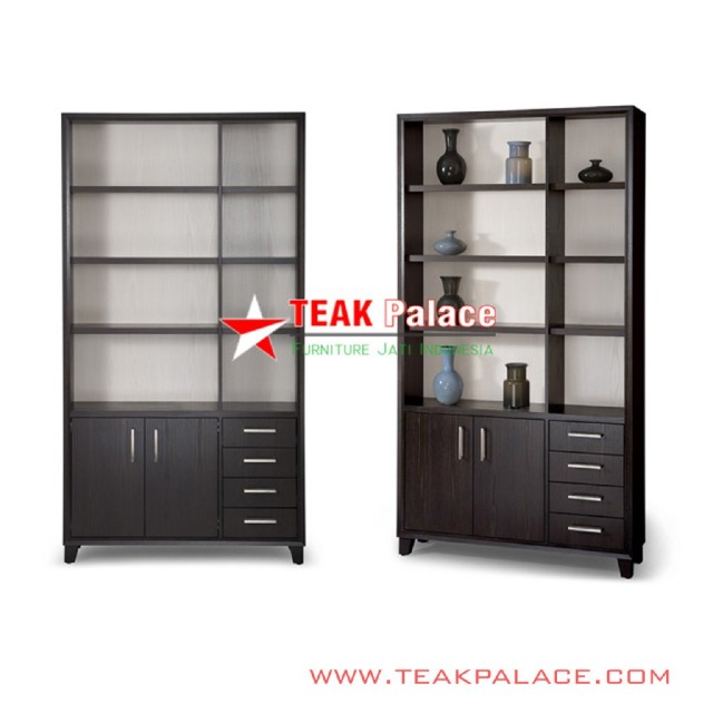 Lemari Pajangan Hiasan  Hitam Seri Aries