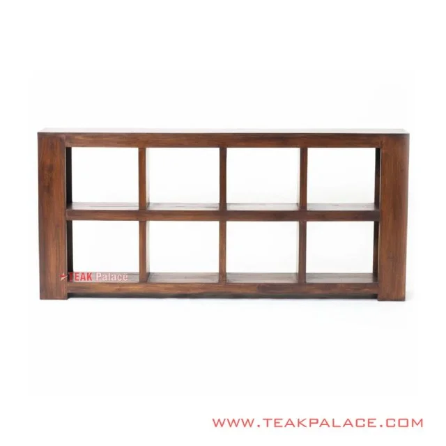 Rak Pajangan Kayu Jati Minimalis Seri Bekasi