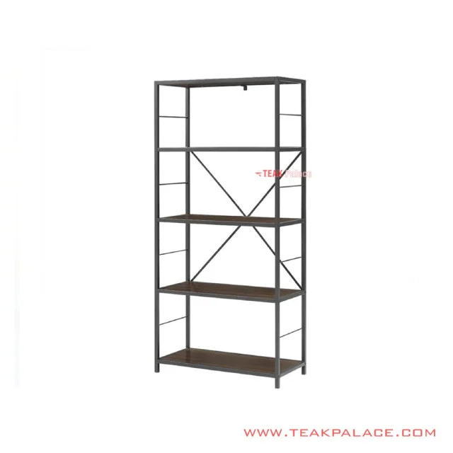 Rak Hias Salak Brown Rangka Besi Minimalis Hamilton