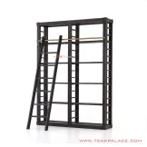 Rak Buku Minimalis Black Seri Justin