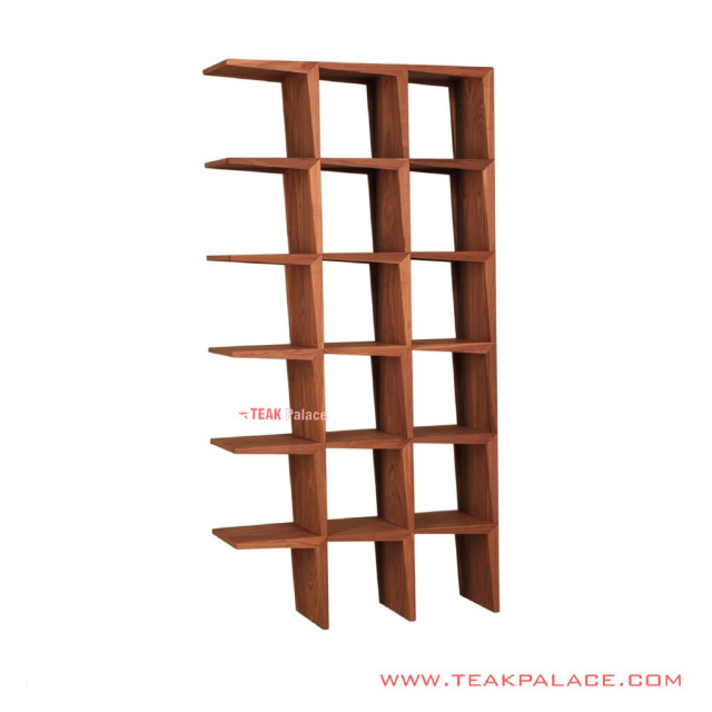 Rak Buku Pajangan Seri Pasto Jati Salak Brown Rak Buku Pajangan Seri Pasto Jati Salak Brown