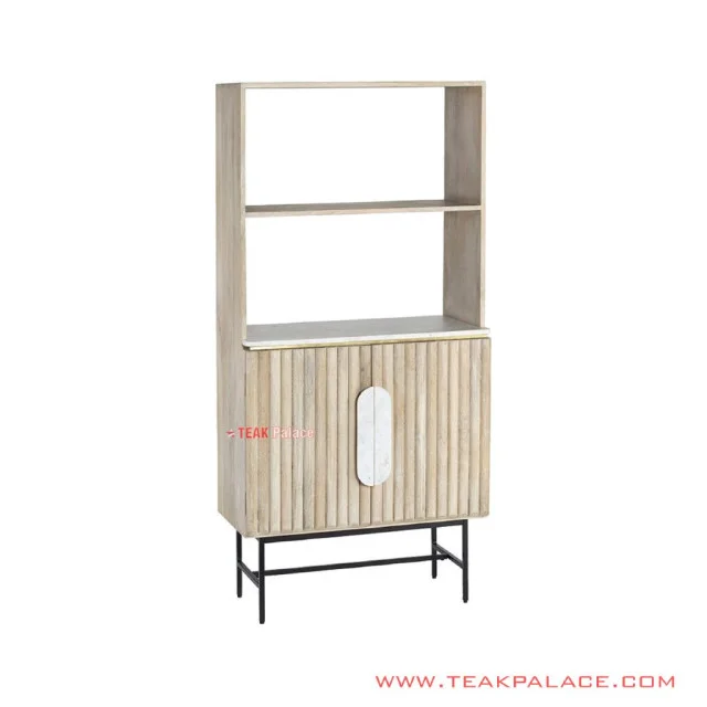 Rak Pajangan White Wash Rustic Ivina Kaki Besi Minimalis With Marmer Rak Pajangan White Wash Rustic Ivina Kaki Besi Minimalis With Marmer