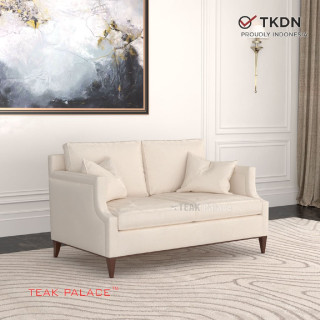 Sofa 2 Dudukan Minimalis Seri Rama Warna Krem Sofa 2 Dudukan Minimalis Seri Rama Warna Krem