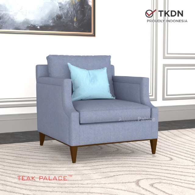 Sofa Single Seri Rama Warna Biru Sofa Single Seri Rama Warna Biru