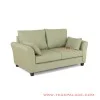Sofa 2 Dudukan Black Walnut Seri Malang Hijau