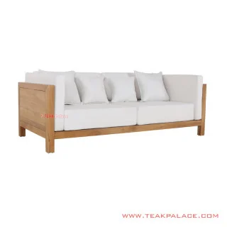 Kursi Sofa Caruban Natural Jati Minimalis