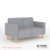 Sofa 2 Dudukan Minimalis Modern TKDN Seri ION Abu Sofa 2 Dudukan Minimalis Modern TKDN Seri ION Abu
