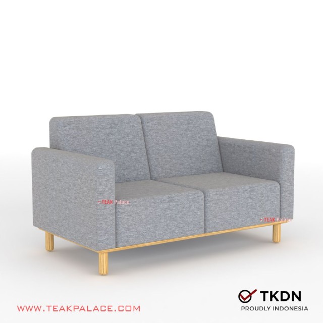 Sofa 2 Dudukan Minimalis Modern TKDN Seri ION Abu Sofa 2 Dudukan Minimalis Modern TKDN Seri ION Abu
