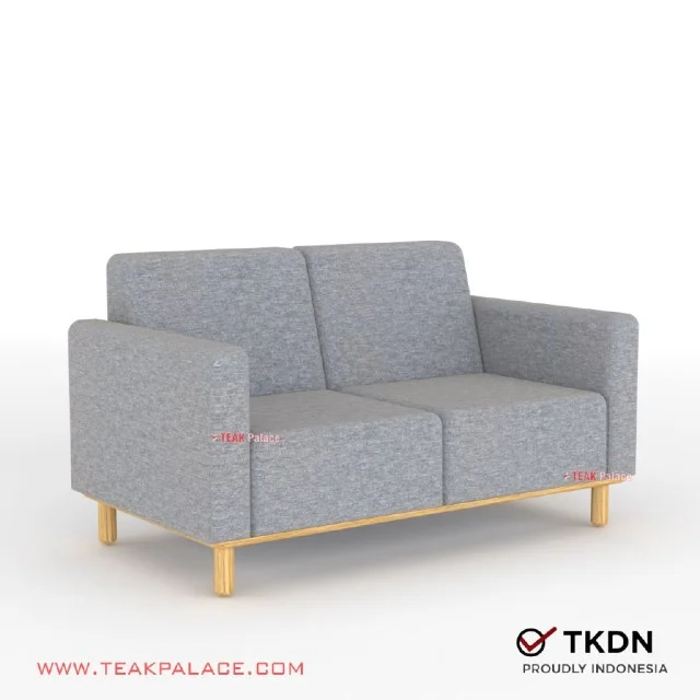 Sofa 2 Dudukan Minimalis Modern TKDN Seri ION Abu Sofa 2 Dudukan Minimalis Modern TKDN Seri ION Abu