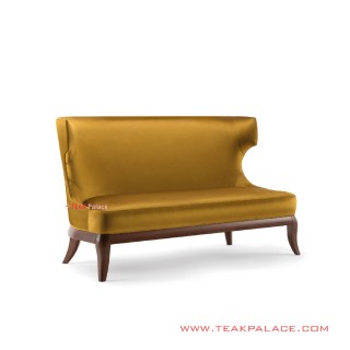 Sofa Kuning Jati Seri Jangmi 2 Seater Sofa Kuning Jati Seri Jangmi 2 Seater