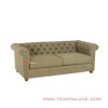 Sofa Chesterfield Green Minimalis Jati