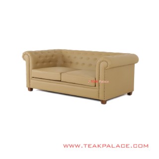 Sofa Jati Chesterfield 2 Seater Minimalis Sofa Jati Chesterfield 2 Seater Minimalis